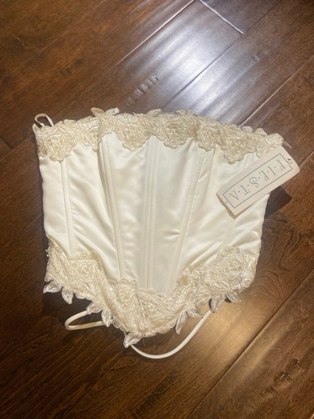 Vintage FIESTA corset size M  beads NWT
